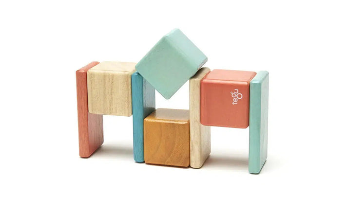 Original Pocket Pouch - Magnetic Wooden Block Set-Wooden blocks-Tegu-Acorns &amp; Twigs