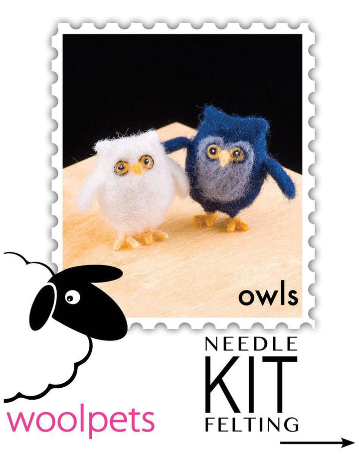 Owl Needle Felting Kit - Intermediate-Needle Felting-WoolPets-Acorns &amp; Twigs