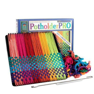 (PRE-ORDER) 10" PRO® Potholder Loom & Loops by Friendly Loom™-Weaving-Friendly Loom-Acorns & Twigs
