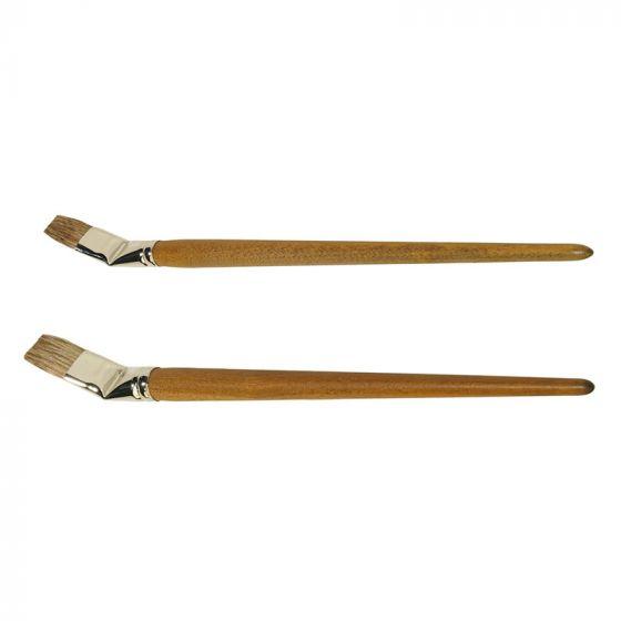 Paint Brush Ox Hair - Special Curved Grip-Painting-Mercurius-Acorns &amp; Twigs