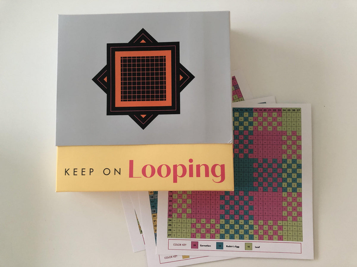 Pattern Card Storage Box-Potholder Weaving-Keep On Looping-Acorns & Twigs