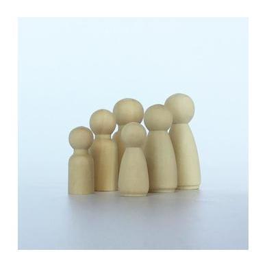 Peg Doll Daughter 1.3"-Toys-Acorns &amp; Twigs-Acorns &amp; Twigs