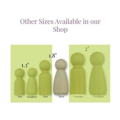 Peg Doll Mom 1.8"-Toys-Acorns &amp; Twigs-Acorns &amp; Twigs