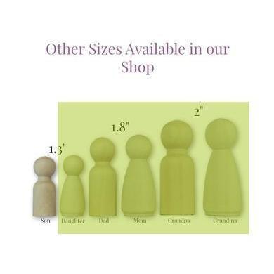 Peg Doll Son 1.3"-Toys-Acorns &amp; Twigs-Acorns &amp; Twigs