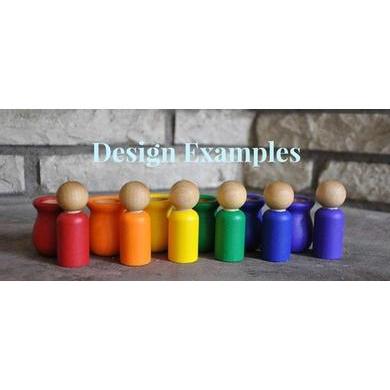 Peg Dolls and Bean Cups-Toys-Acorns & Twigs-Acorns & Twigs