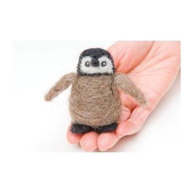 Penguin Needle Felting Kit - EASY-Needle Felting-WoolPets-Acorns & Twigs