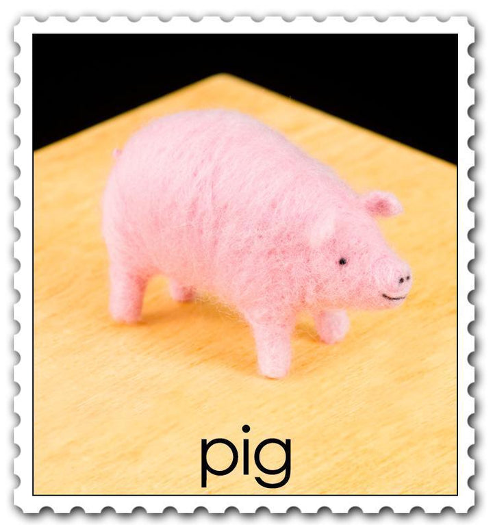 Pig Needle Felting Kit - Intermediate-Needle Felting-WoolPets-Acorns &amp; Twigs