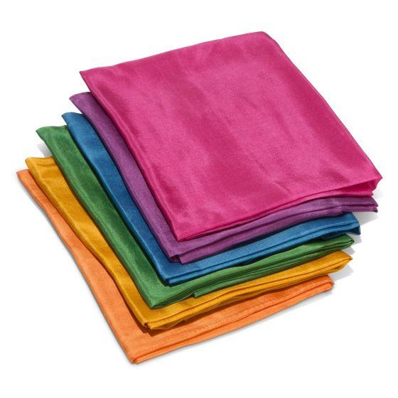 Plant-Dyed Silk Cloths 35.4 x 35.4" - Bold Colors-Silk Cloths-Filges-Acorns &amp; Twigs