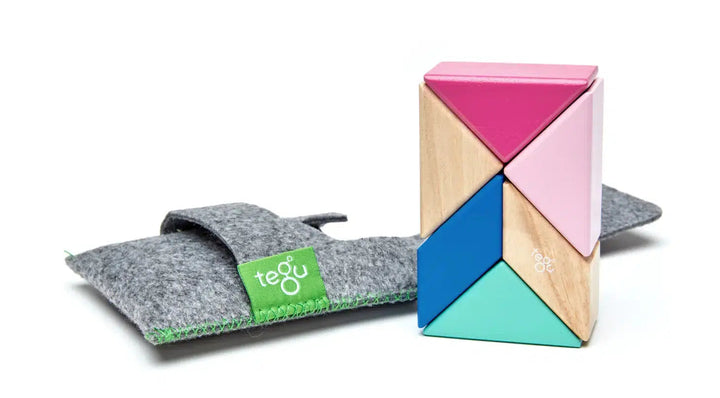 Pocket Pouch Prism - Magnetic Wooden Block Set-Wooden blocks-Tegu-Acorns &amp; Twigs