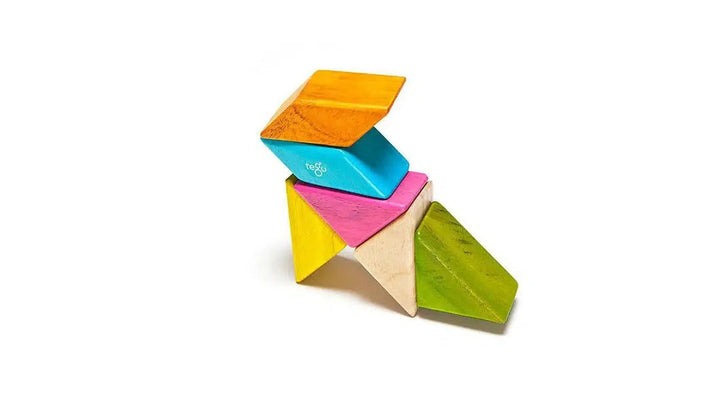 Pocket Pouch Prism - Magnetic Wooden Block Set-Wooden blocks-Tegu-Acorns &amp; Twigs