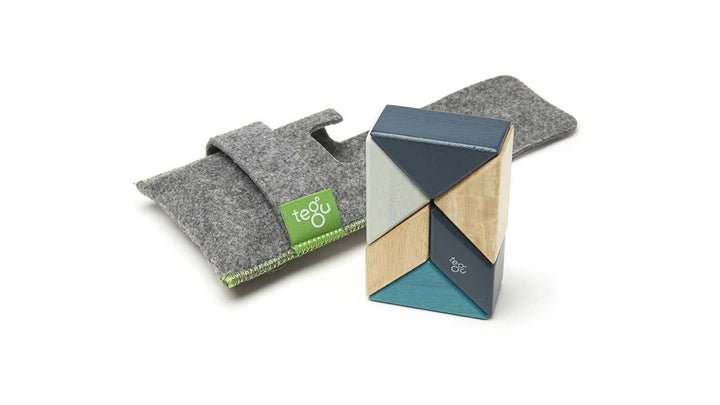 Pocket Pouch Prism - Magnetic Wooden Block Set-Wooden blocks-Tegu-Acorns &amp; Twigs