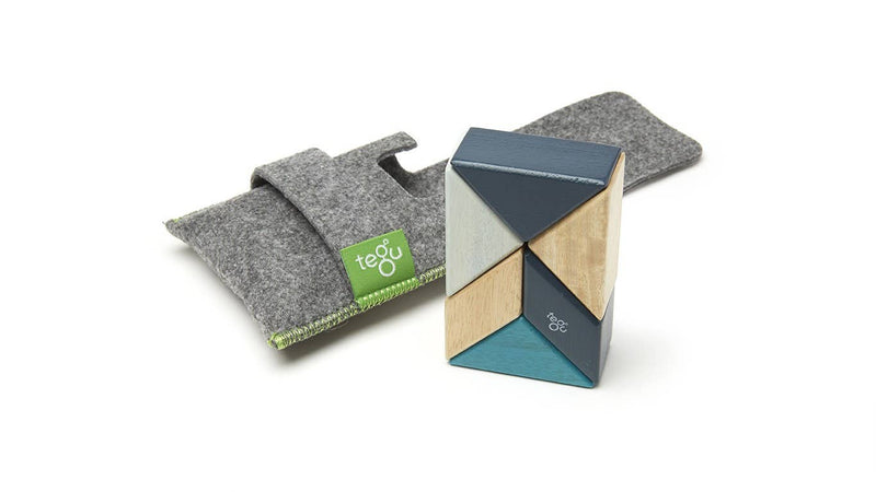Pocket Pouch Prism - Magnetic Wooden Block Set-Wooden blocks-Tegu-Acorns & Twigs