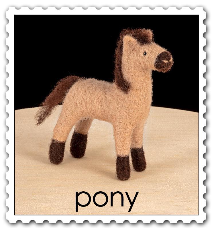 Pony Needle Felting Kit - Intermediate-Needle Felting-WoolPets-Acorns &amp; Twigs