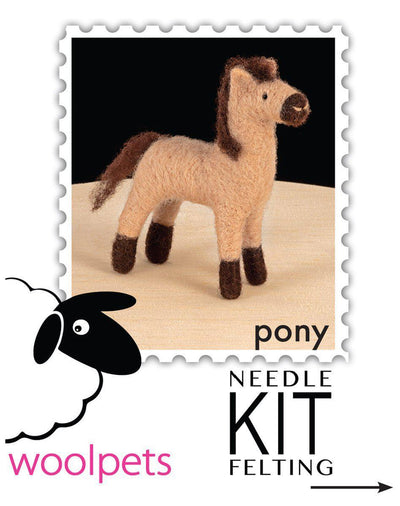 Pony Needle Felting Kit - Intermediate-Needle Felting-WoolPets-Acorns & Twigs