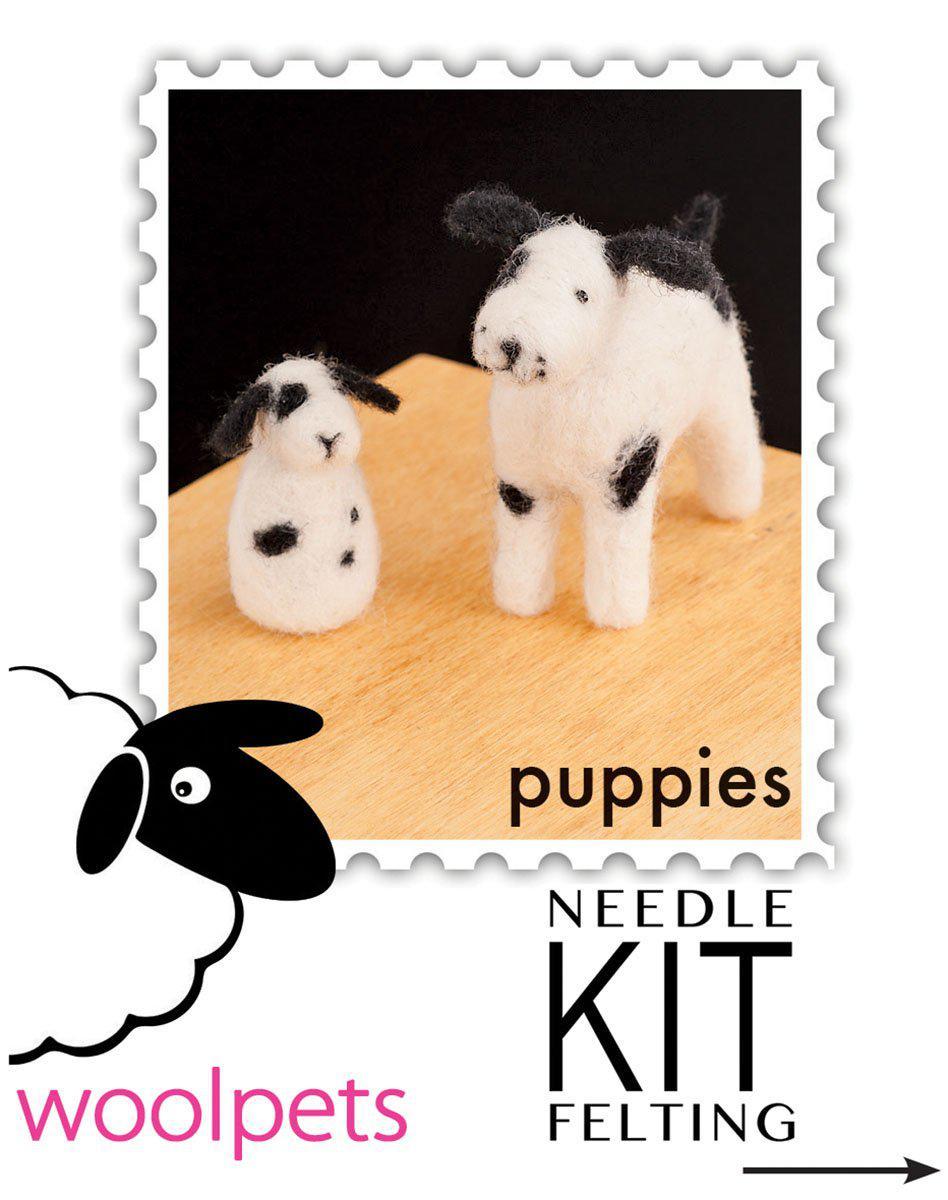 Puppy Needle Felting Kit - Intermediate-Needle Felting-WoolPets-Acorns &amp; Twigs