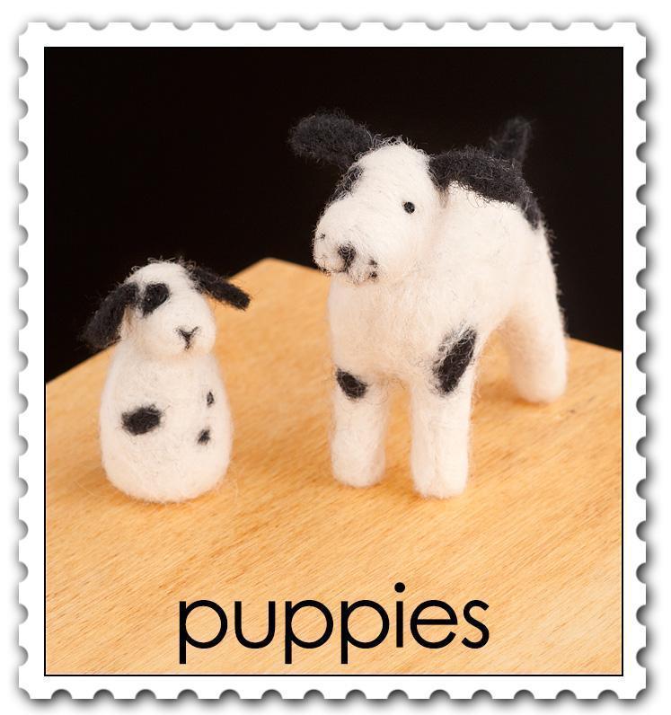 Puppy Needle Felting Kit - Intermediate-Needle Felting-WoolPets-Acorns &amp; Twigs