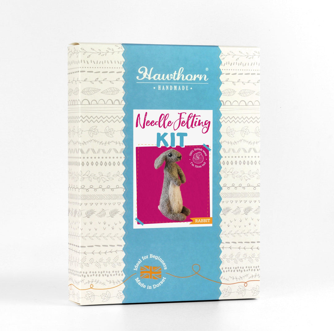 Rabbit Needle Felting Kit-Needle Felting-Hawthorn Handmade-Acorns &amp; Twigs
