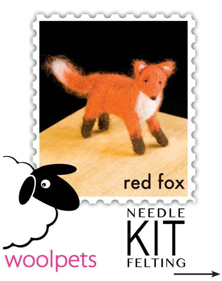 Red Fox Needle Felting Kit - Intermediate-Needle Felting-WoolPets-Acorns &amp; Twigs
