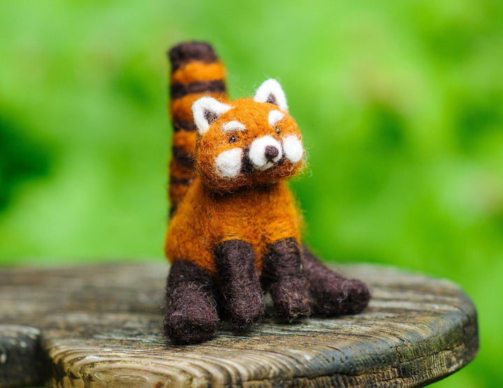 Red Panda Needle Felting Kit - Intermediate-Needle Felting-WoolPets-Acorns &amp; Twigs