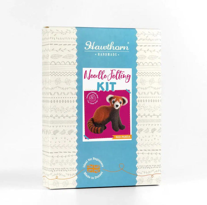 Red Panda Needle Felting Kit-Needle Felting-Hawthorn Handmade-Acorns &amp; Twigs