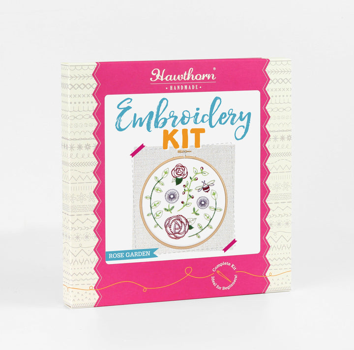 Rose Garden Embroidery Kit-Embroidery-Hawthorn Handmade-Acorns &amp; Twigs