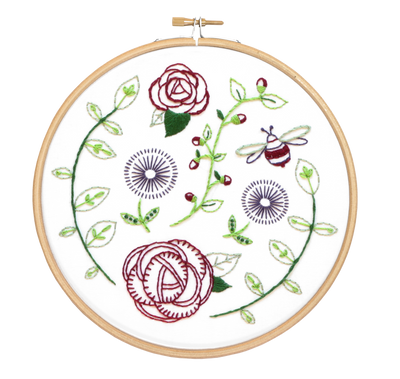Rose Garden Embroidery Kit-Embroidery-Hawthorn Handmade-Acorns & Twigs