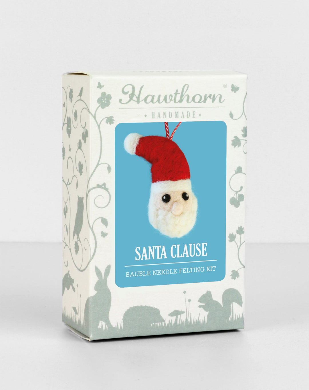 Santa Bauble Mini Felting Kit-Needle Felting-Hawthorn Handmade-Acorns &amp; Twigs