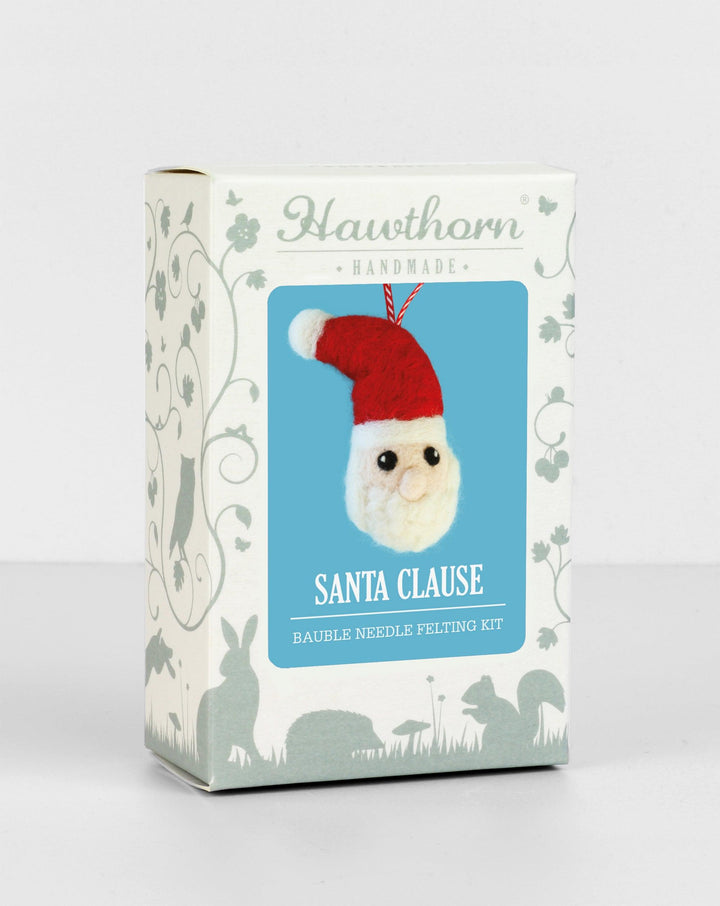Santa Bauble Mini Felting Kit-Needle Felting-Hawthorn Handmade-Acorns &amp; Twigs