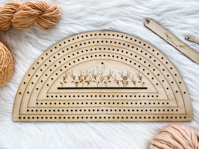 Semi-Circle Weaving Loom Set-Weaving-Black Sheep Goods-Acorns & Twigs