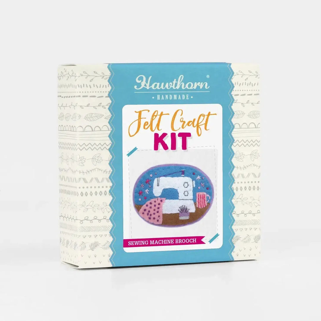 Sewing Machine - Felt Craft Brooch Kit-Felt Craft-Hawthorn Handmade-Acorns &amp; Twigs