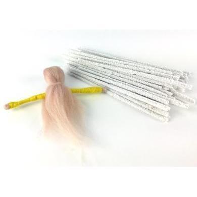 Short Cotton Pipe Cleaners-Needle Felting-Acorns & Twigs-Acorns & Twigs