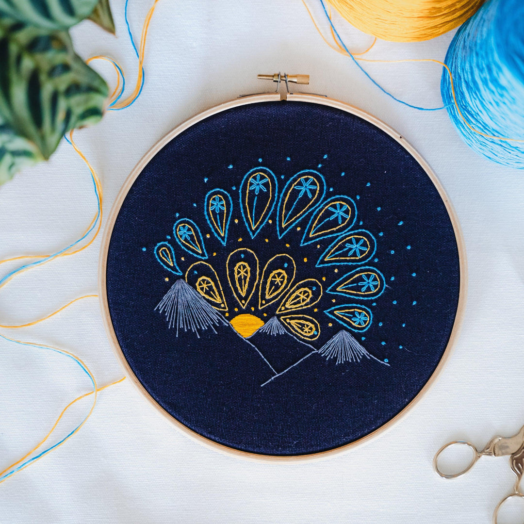 Skies - Embroidery Pattern Packs-Embroidery-Paraffle-Acorns &amp; Twigs