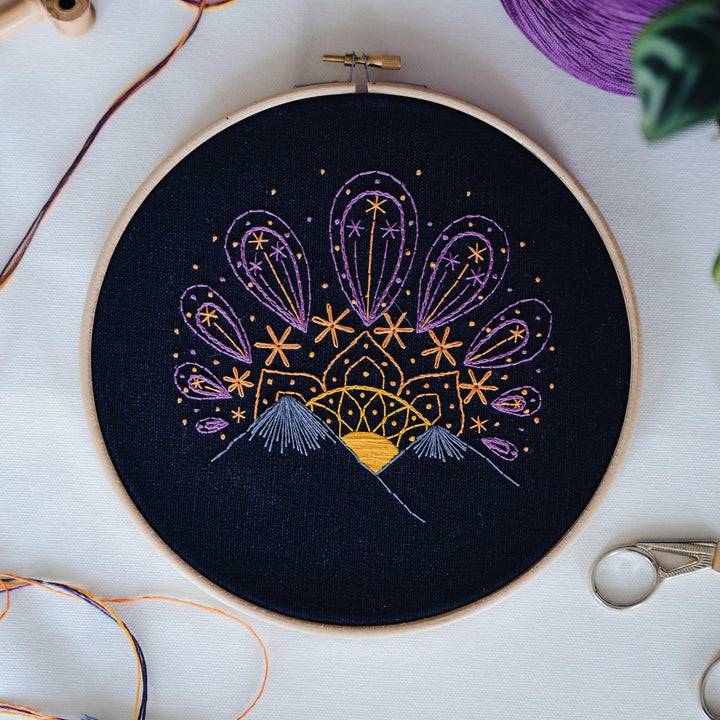 Skies - Embroidery Pattern Packs-Embroidery-Paraffle-Acorns &amp; Twigs