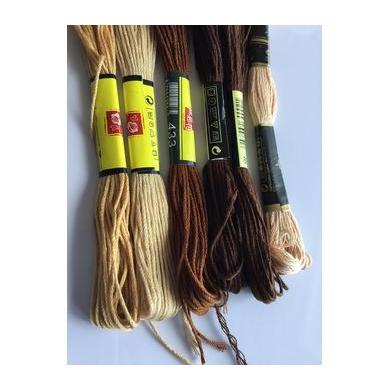 Skin Toned Embroidery Floss-Supplies &amp; Tools-Acorns &amp; Twigs-Acorns &amp; Twigs