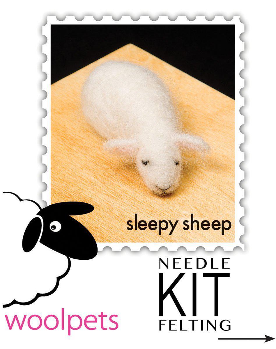 Sleepy Sheep Needle Felting Kit - Starter Kit-Needle Felting-WoolPets-Acorns &amp; Twigs