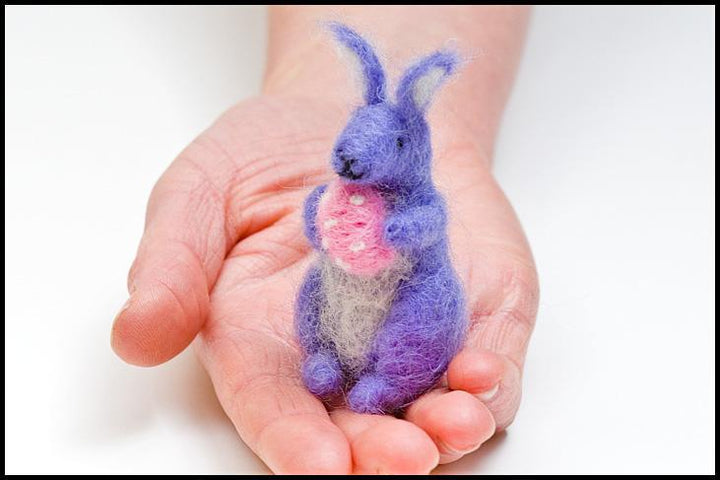 Spring Bunny Needle Felting Kit - Intermediate-Needle Felting-WoolPets-Acorns &amp; Twigs