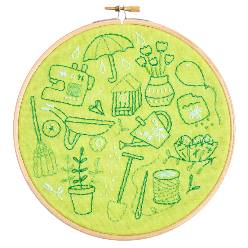 Spring Doodles Embroidery Kit-Embroidery-Hawthorn Handmade-Acorns & Twigs