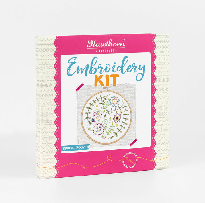 Spring Posy Embroidery Kit-Embroidery-Hawthorn Handmade-Acorns &amp; Twigs