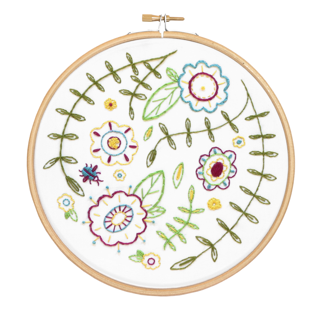 Spring Posy Embroidery Kit-Embroidery-Hawthorn Handmade-Acorns &amp; Twigs