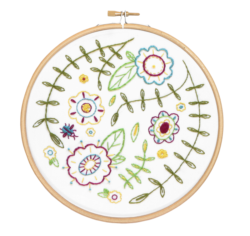 Spring Posy Embroidery Kit-Embroidery-Hawthorn Handmade-Acorns & Twigs