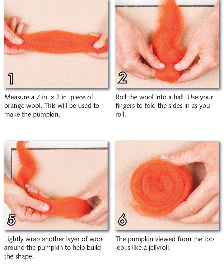 Squirrel Felting Kit - Starter Kit-Needle Felting-WoolPets-Acorns &amp; Twigs
