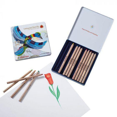 Stockmar Colored Pencils Triangular Assortment 12+1-Colored Pencils-Stockmar-Acorns & Twigs