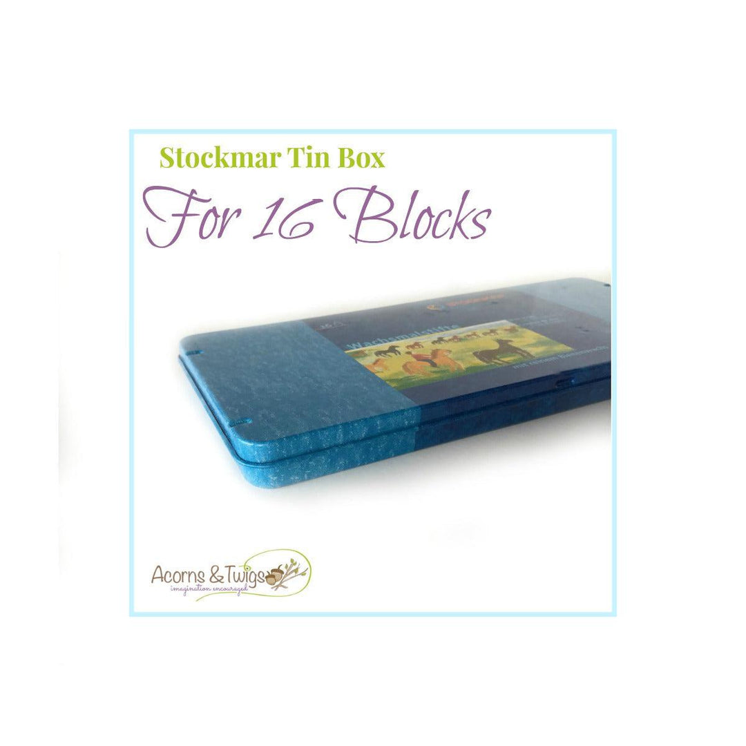 Stockmar Empty Case for 16 Blocks-Block Case-Stockmar-Acorns &amp; Twigs