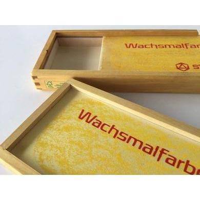 Stockmar Empty Wooden Box for 16 Pieces-Block Case-Stockmar-Acorns &amp; Twigs