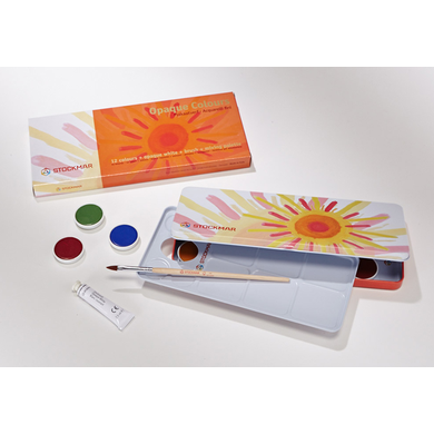 Stockmar Opaque Watercolor Paint Set-Painting-Stockmar-Acorns &amp; Twigs