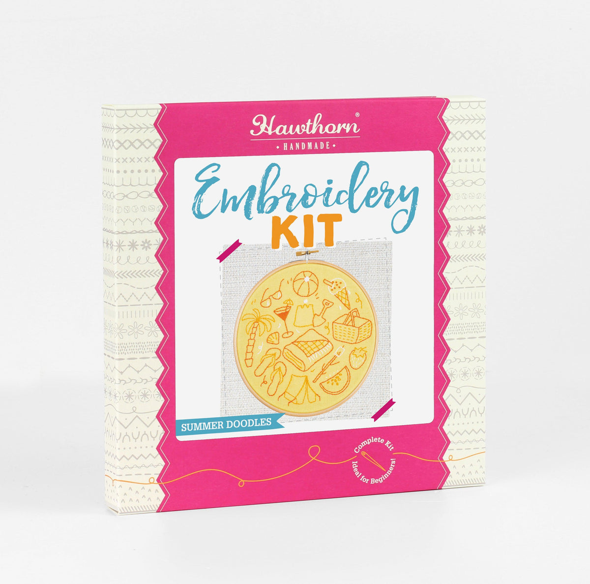 Summer Doodles Embroidery Kit-Embroidery-Hawthorn Handmade-Acorns & Twigs
