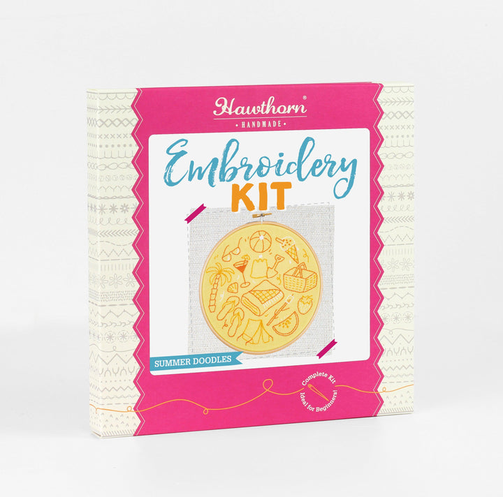 Summer Doodles Embroidery Kit-Embroidery-Hawthorn Handmade-Acorns &amp; Twigs