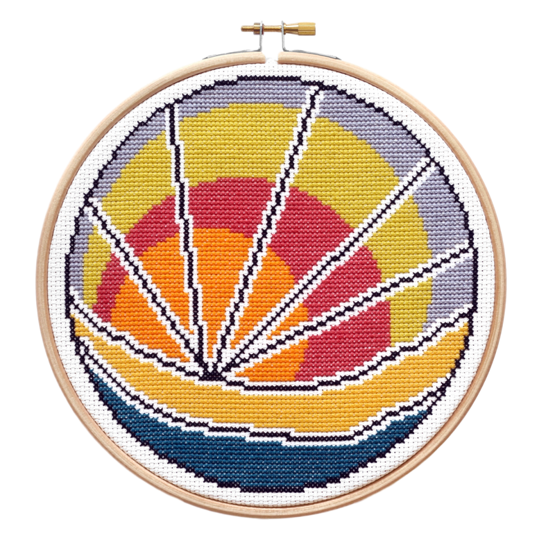 Sunset Beach Cross Stitch Kit-Cross Stitch-Hawthorn Handmade-Acorns & Twigs