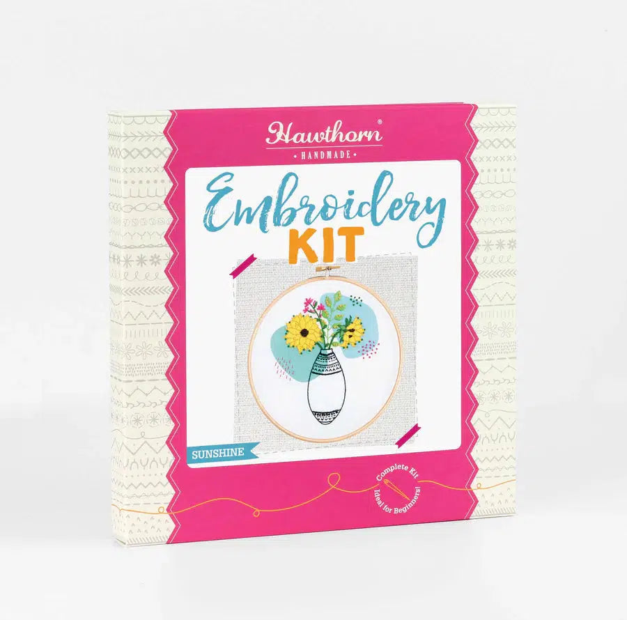 Sunshine Embroidery Kit-Embroidery-Hawthorn Handmade-Acorns &amp; Twigs