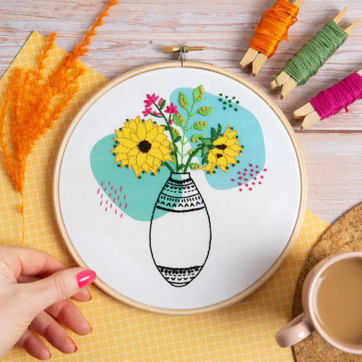 Sunshine Embroidery Kit-Embroidery-Hawthorn Handmade-Acorns &amp; Twigs